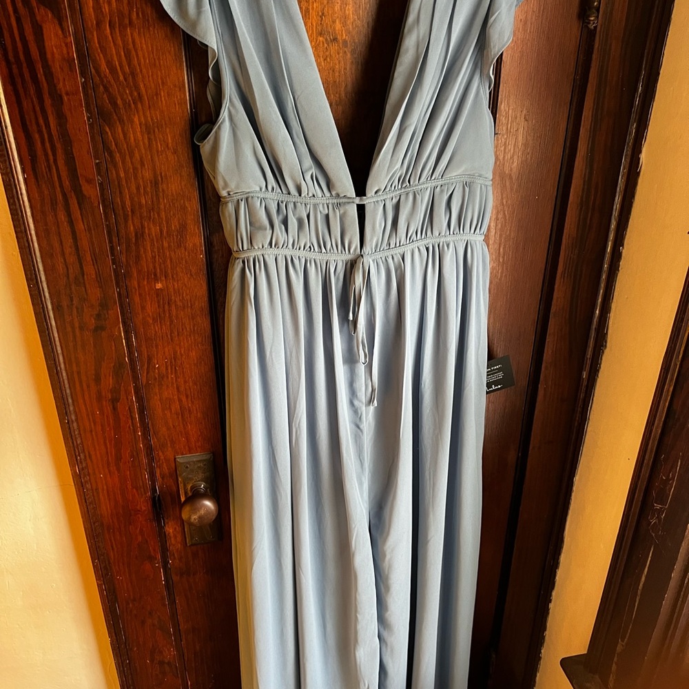 Lulu size large dress light blue color - Picture 5 of 7